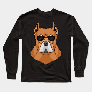 Cool Pitbull Long Sleeve T-Shirt